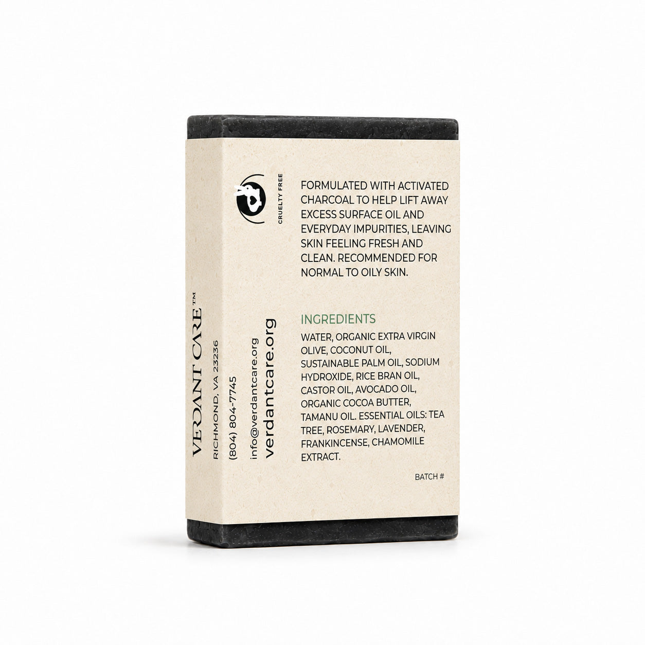 Activated Charcoal Soap Bar – Natural Handmade Soap Bar – Facial Soap Bar