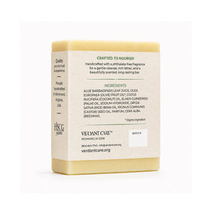 Aloe Vera Soap Bar - Non-drying, Long Lasting, Body & Hand, 5 oz | Sunshine & K Handmade Soaps