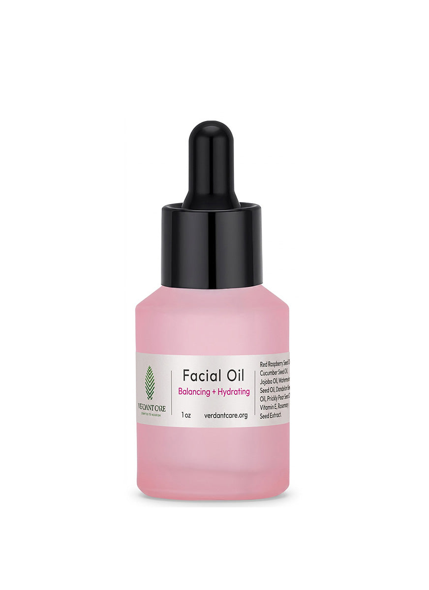 Balancing + Hydrating Facial Oil | Lightweight Botanical Blend - 1 oz