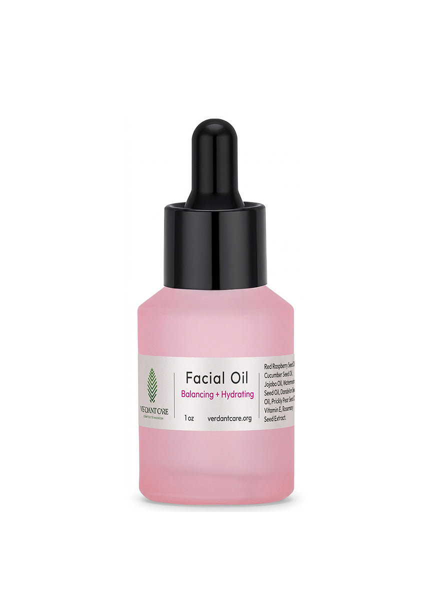 Balancing + Hydrating Facial Oil | Lightweight Botanical Blend - 1 oz
