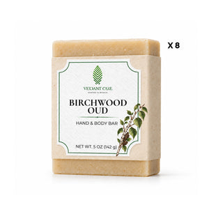 Birchwood Oud Soap Bar - Non-drying, Long Lasting, Body & Hand, 5 oz | Sunshine & K Handmade Soaps
