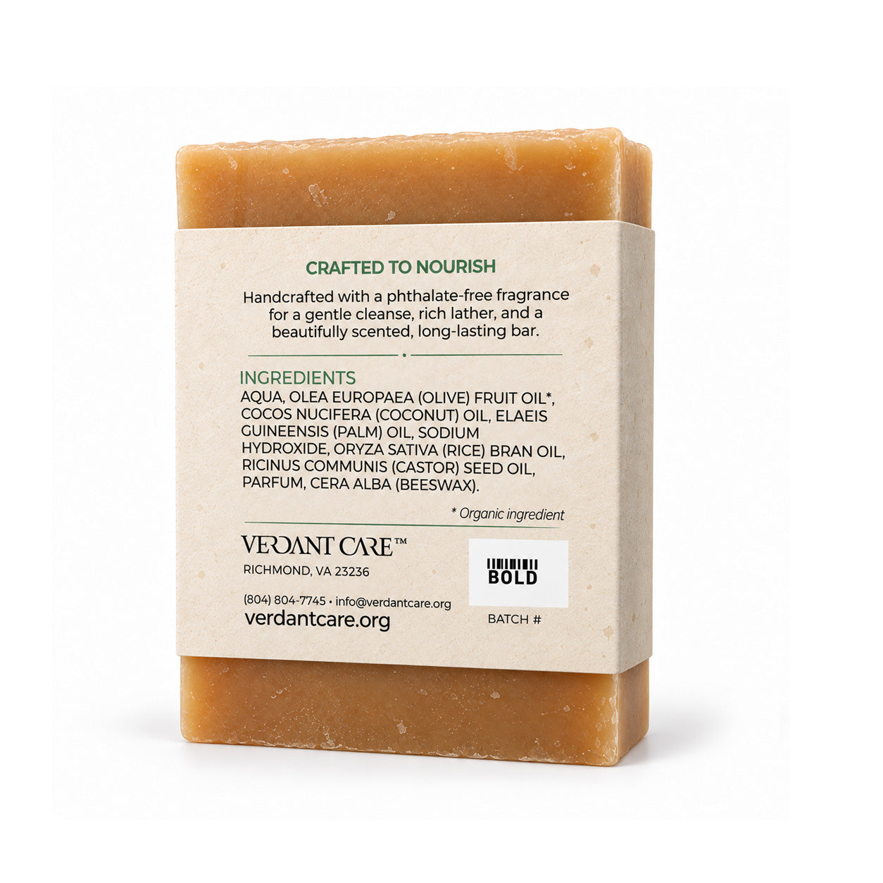 Bold Horizon Soap Bar - Non-drying, Long Lasting, Body & Hand, 5 oz