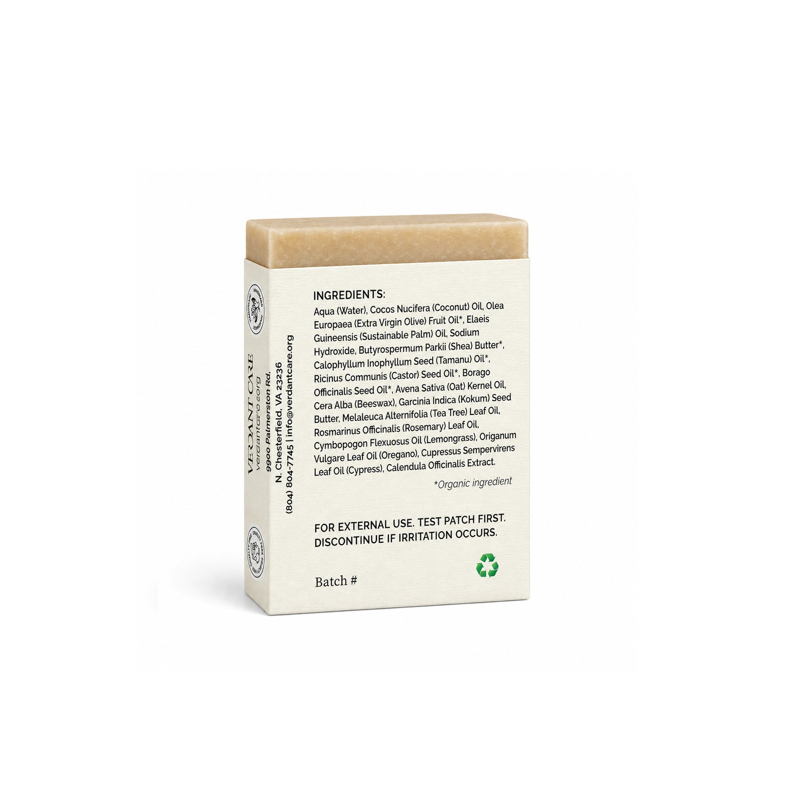 Borage & Calendula Botanical Soap - Handmade Soap for Sensitive Hands - 5.2 OZ