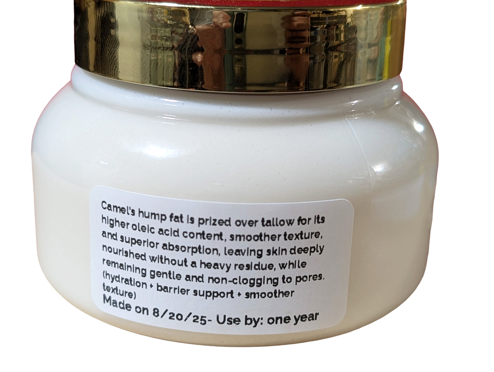 Luxury Body Cream with Camel’s Hump Fat & Exotic Oils – Better Than Tallow Moisturizer - Blue Lotus Natural Scent ~ 11 OZ