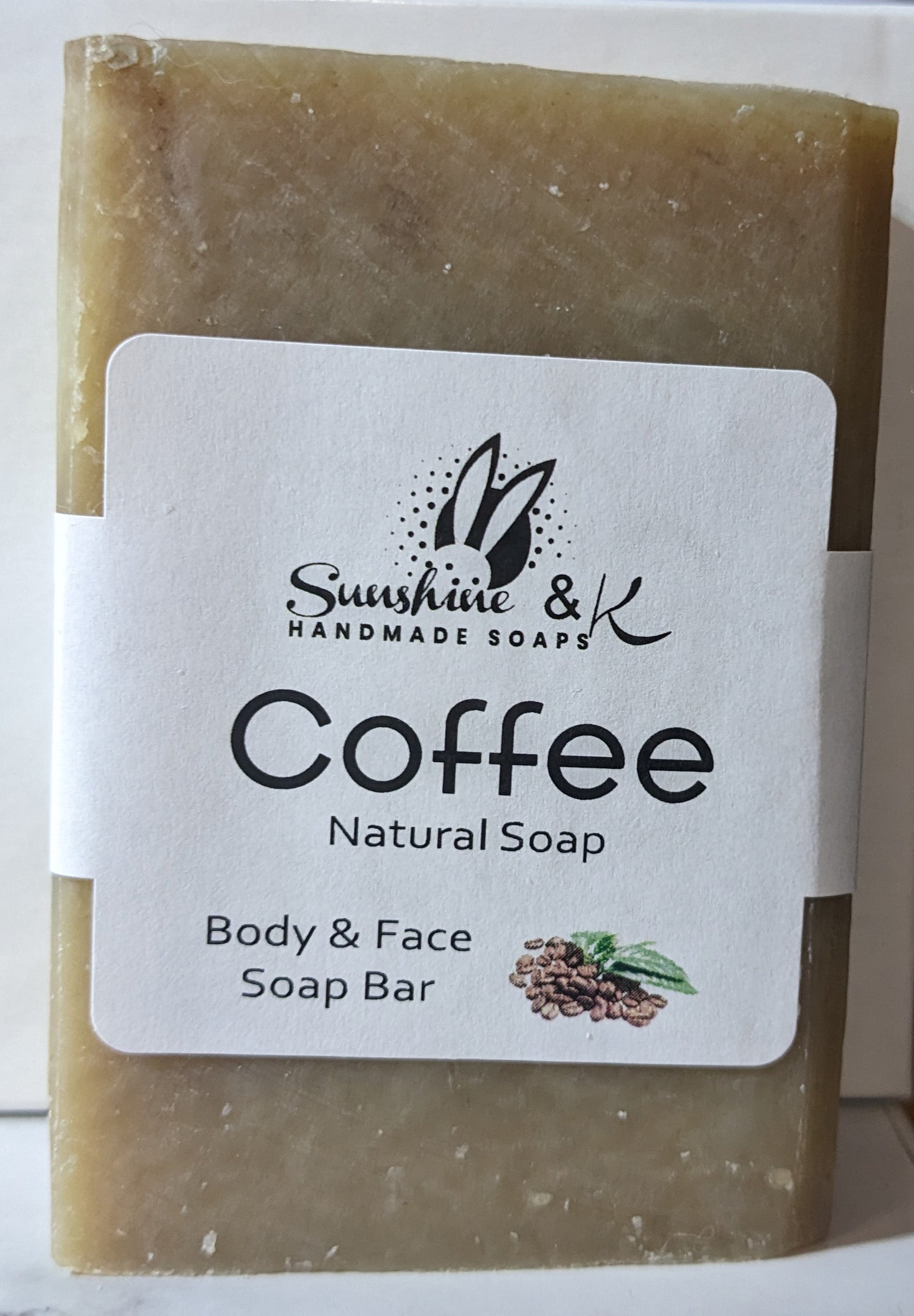 Coffee Natural Soap Bar – Handmade Soap Bar with Argan Oil and Hep Seed Oil, Coffee Essential Oil Soap Bar - VEGAN