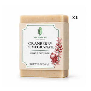 Cranberry Pomegranate Soap Bar - Non-drying, Long Lasting, Body & Hand, 5 oz | Sunshine & K Handmade Soaps