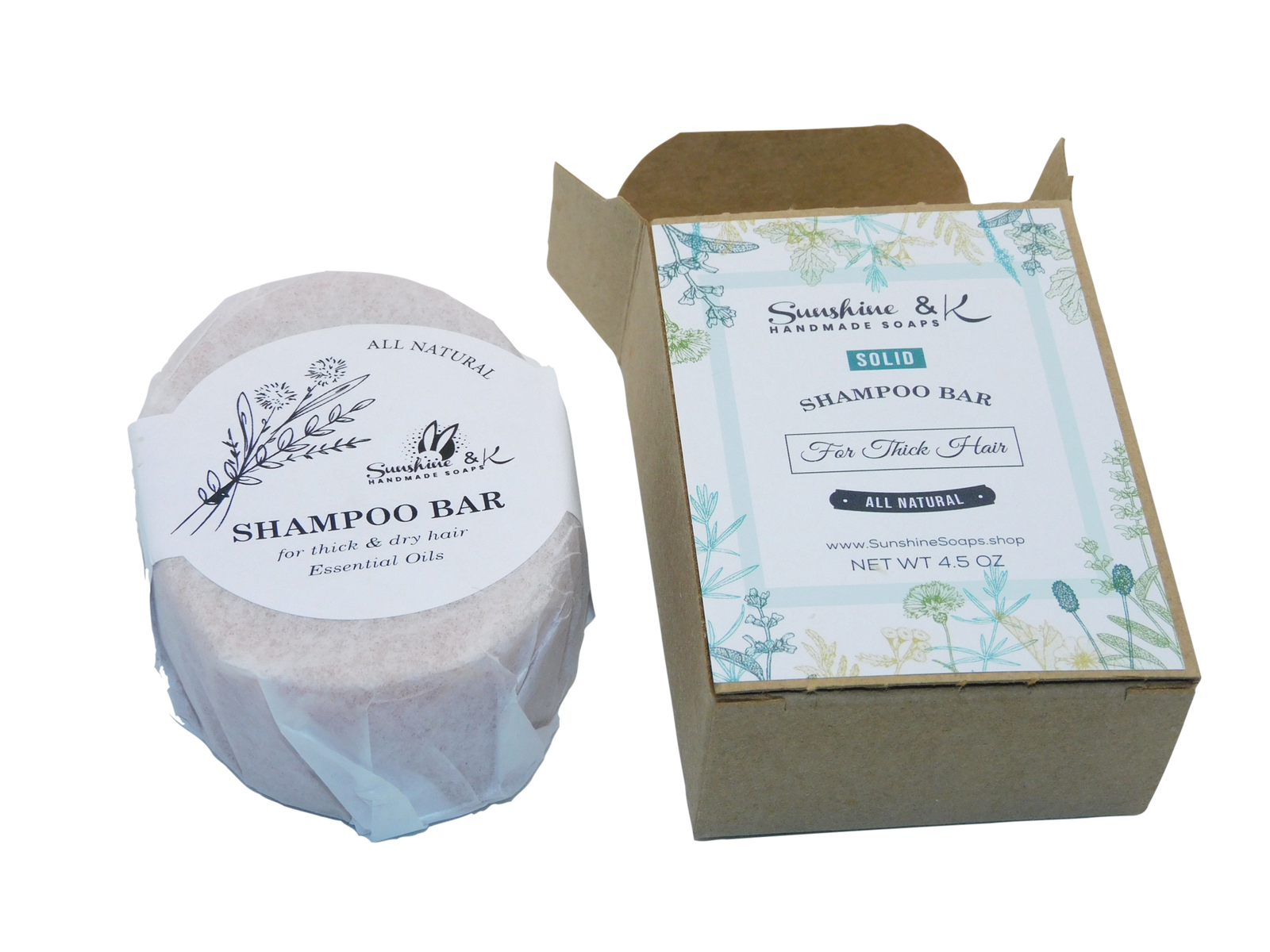 Shampoo Bar – Natural Handmade Shampoo Bar for Thick & Dry Hair