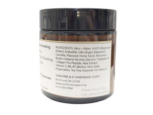 Renew & Revive Day Cream with Collagen & Peptides - Handmade Natural Cream -4 OZ