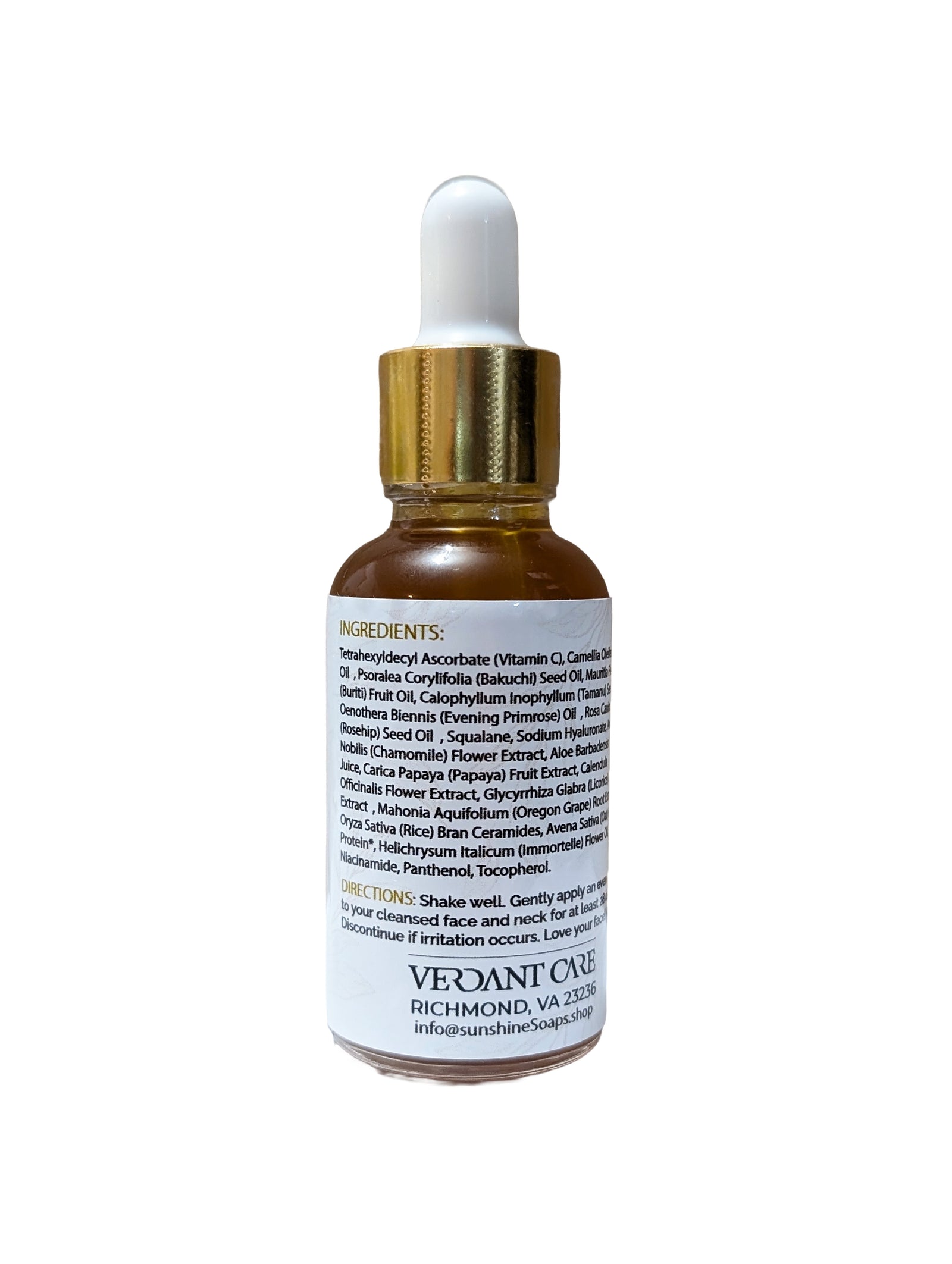 The Ultimate Face Serum, Hydrating & Brightening, Tetrahexyldecyl Ascorbate, Helichrysum Essential Oil, Botanical Extracts, & Licorice Extract, Vegan,  1 oz