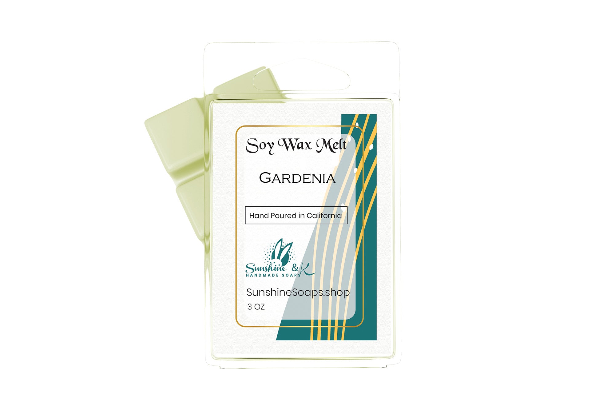 Highly-scented Vegan 100% Soy Wax Melt – American Grown Soy Wax melt – Clamshell – 3 OZ