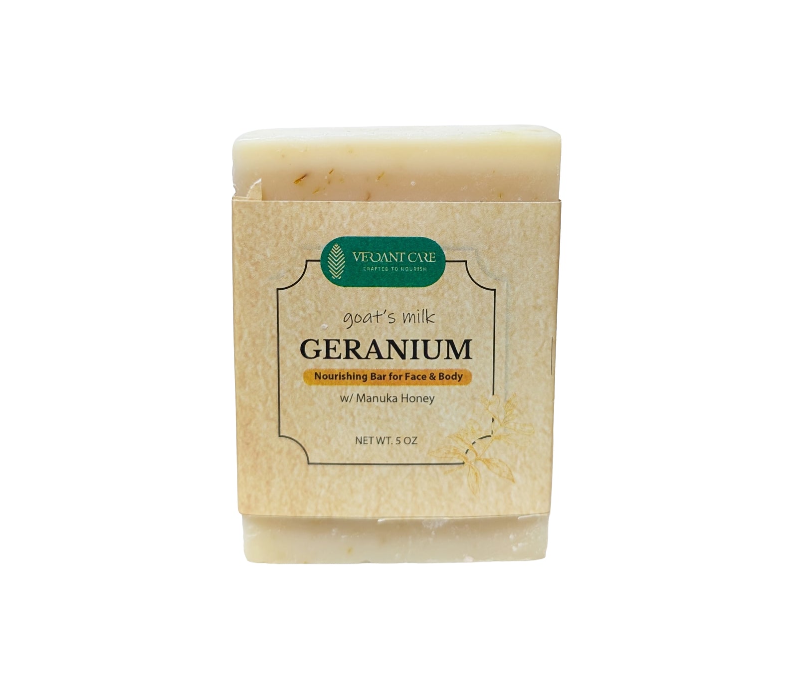 Geranium Goat's Milk Soap Bar - Handmade Natural Soap –