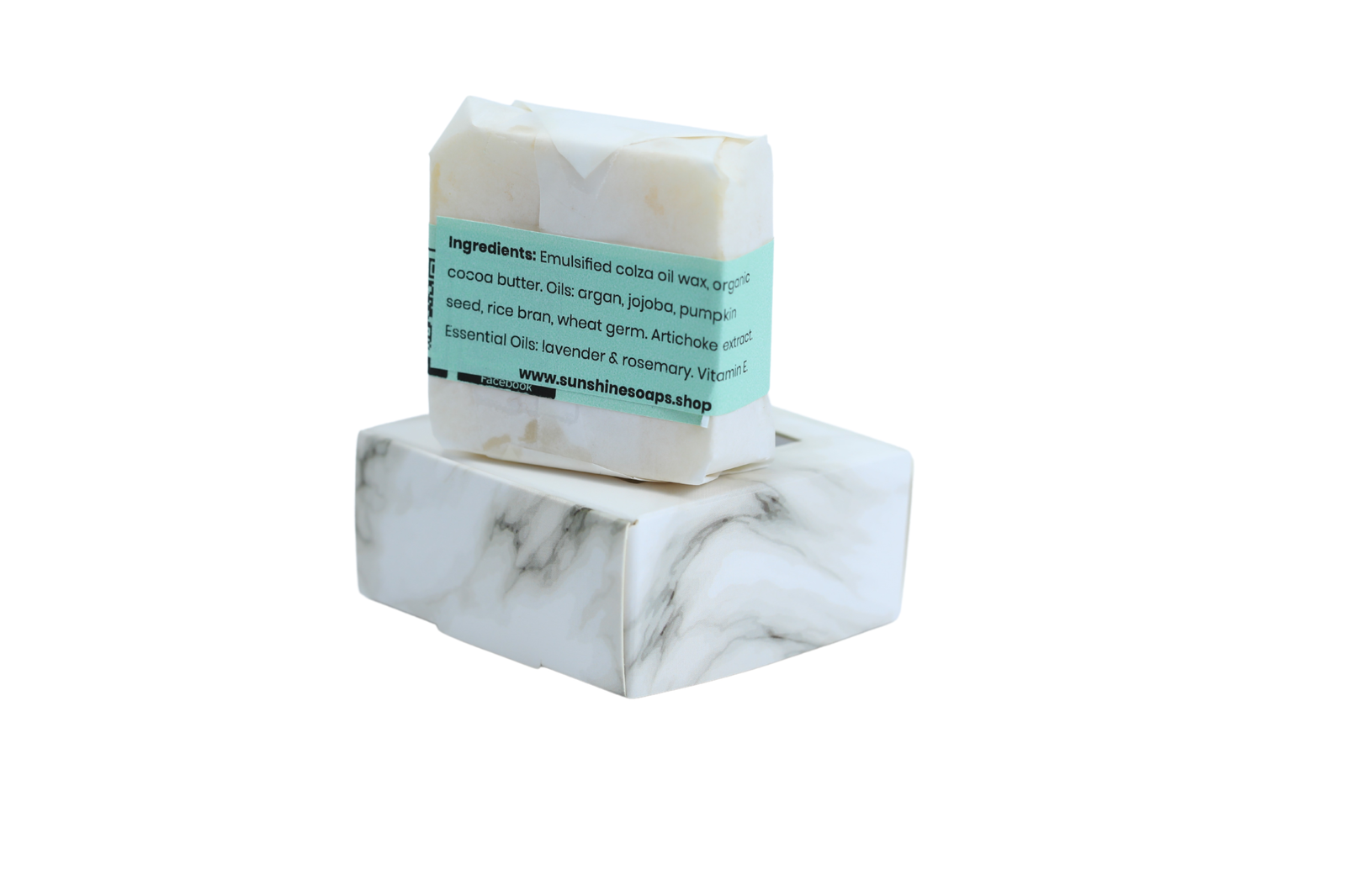 Hair Conditioner Solid Bar – Natural with Amla Oil & Artichoke Extract - small square bar