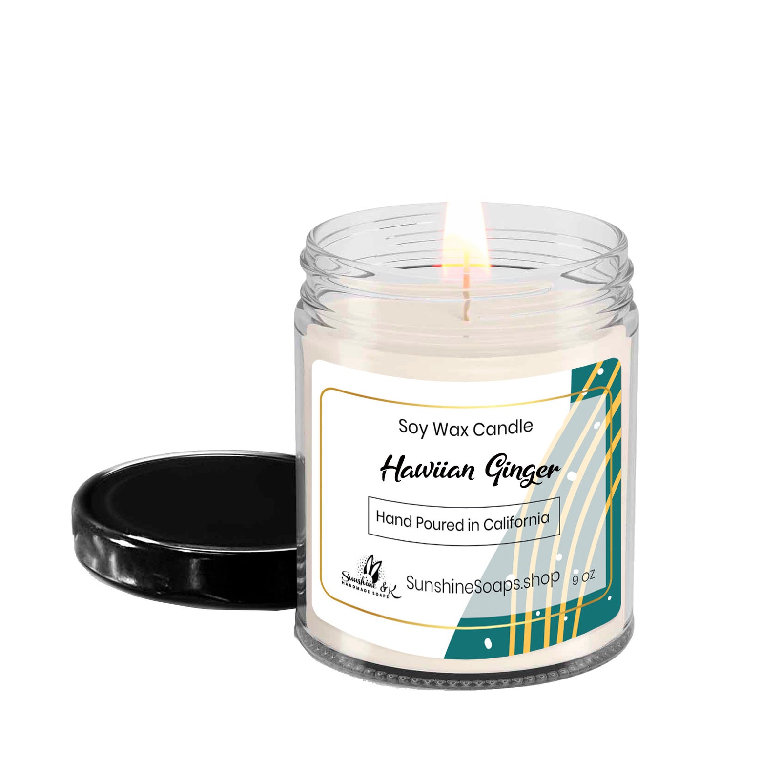 Scented Candles, 40+ Hours Burn Time - Hand Poured Soy Candles, Long Lasting Candles, Luxurious Candles for Home, Vegan Candle Wax, 9 oz