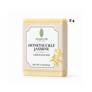 Honeysuckle Soap Bar - Non-drying, Long Lasting, Body & Hand, Vegan, 5 oz | Sunshine & K Handmade Soaps
