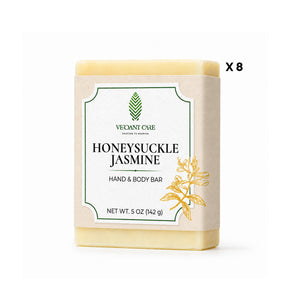 Honeysuckle Soap Bar - Non-drying, Long Lasting, Body & Hand, Vegan, 5 oz | Sunshine & K Handmade Soaps