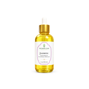 Botanical Body Oil | Lightweight Nourishing Oil with Organic Holden Jojoba: Choose Your Scent - 4 OZ glass dropper