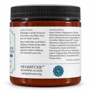Magnesium Foot Cream – 15 oz Per Jar | Ships in 2 Days
