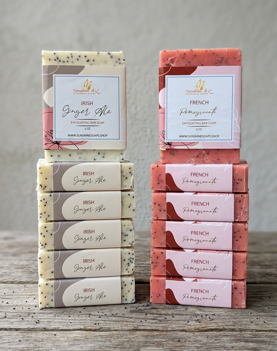 Overstock Set of 14 Soap bars - Ginger Ale & French Pome