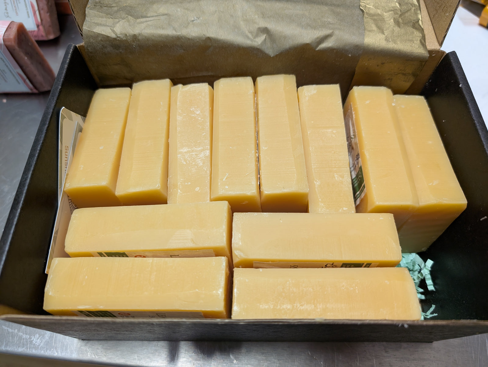 Overstock Set of 12 large Lemongrass Essential Oil Soap Bars - Great Value