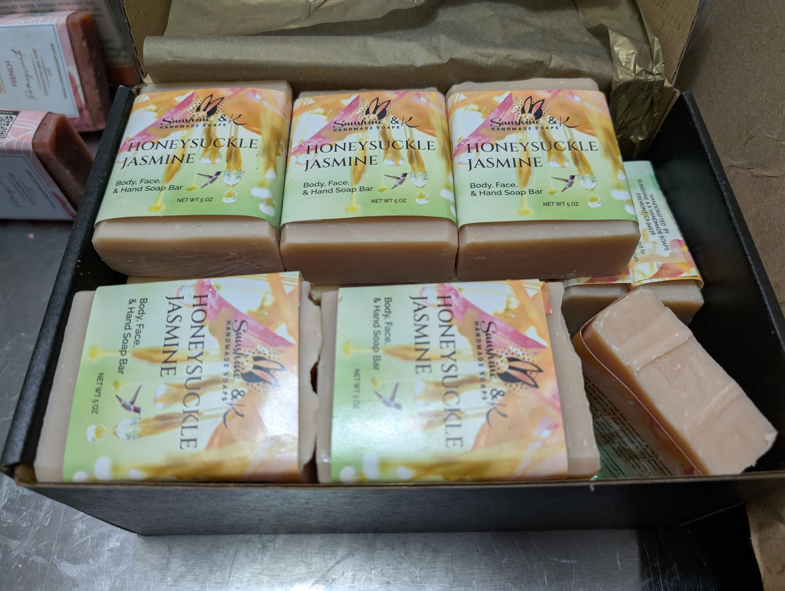 Overstock Set of 18 Honeysuckle Jasmine Soap Bars - Great Value - 18 Bars