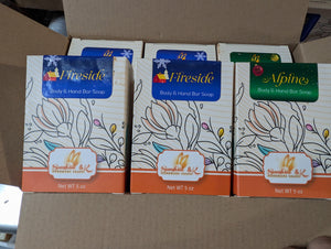 Set of 12 Seasonal Soap Bars ~ 65 oz ($5 each bar)