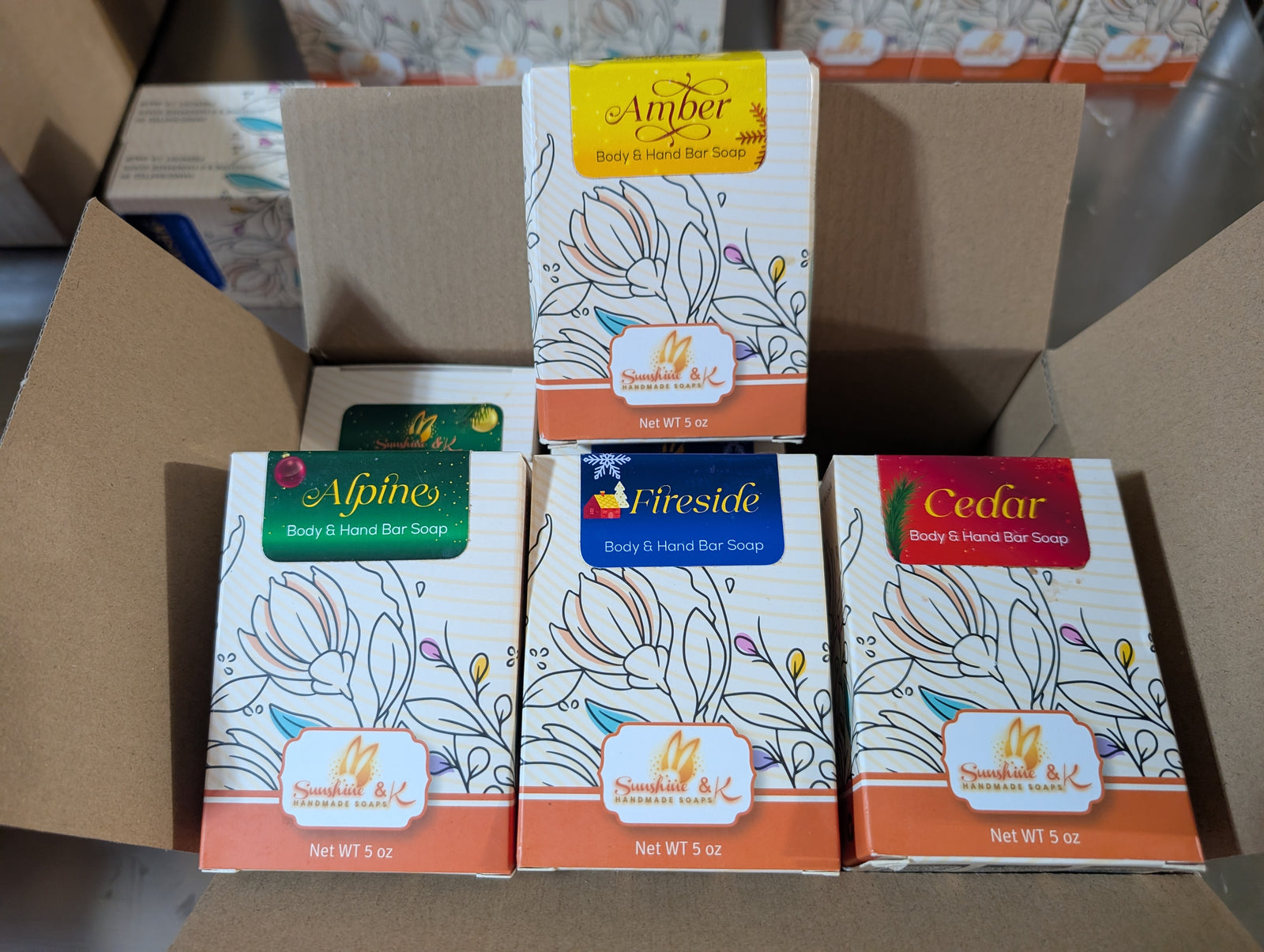 Set of 12 Seasonal Soap Bars ~ 65 oz ($5 each bar) (Copy)
