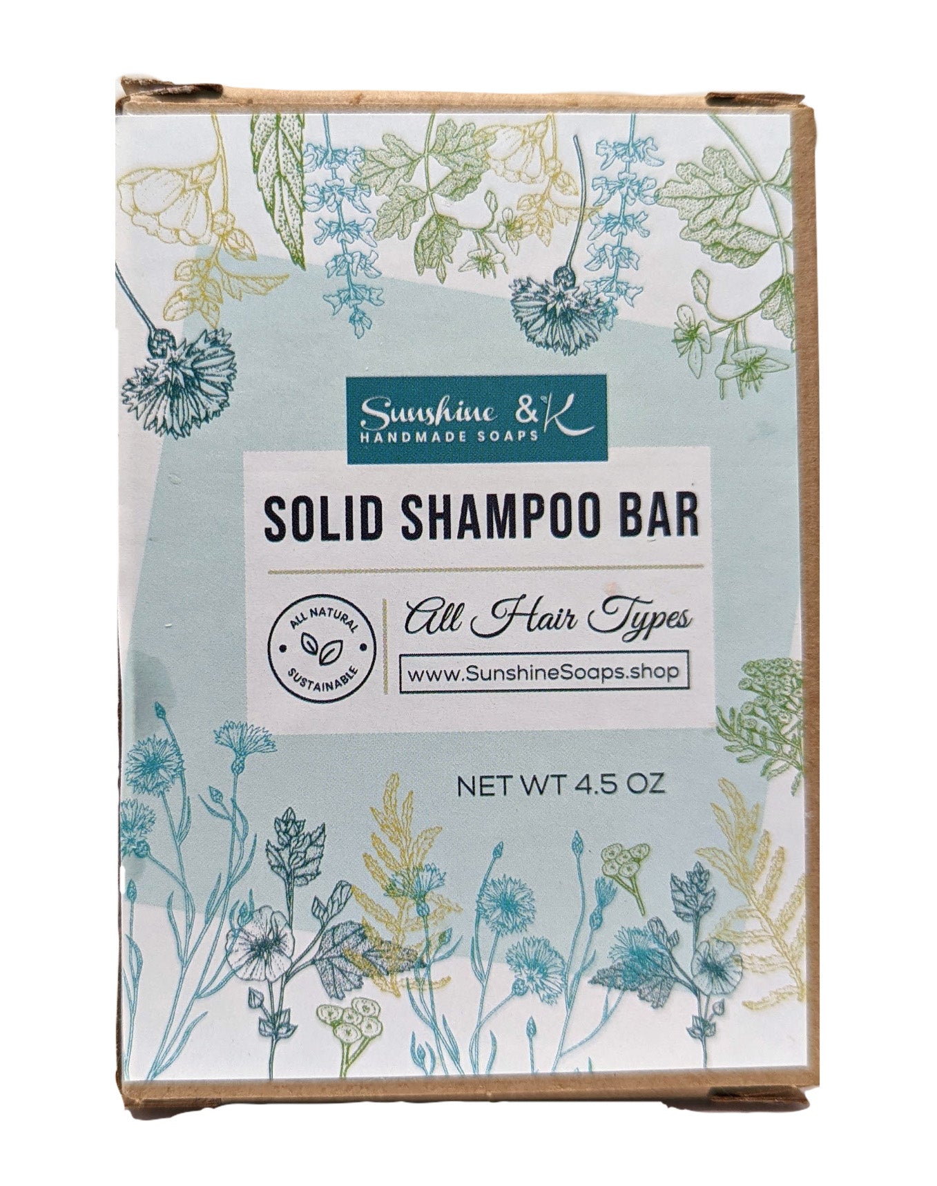 Shampoo Bar Rice Water – Natural Shampoo with Rice Water & Argan Oil for Most Hair Types