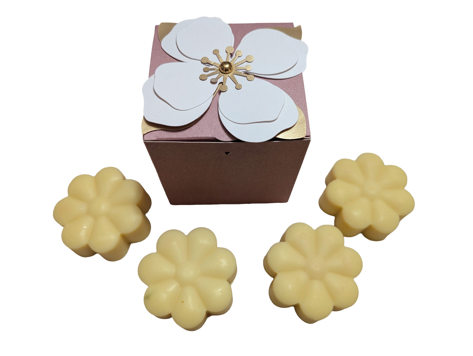 Daisy Soap Gift Box | Set of 4 Handcrafted Soaps (Choose Scent)