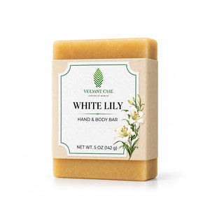 Verdant Care White Lily Handmade Soap Bar, Hand & Body, 5 oz